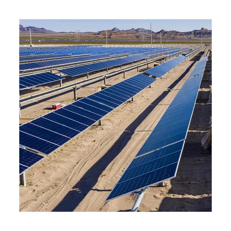 Importación de sistema de seguimiento fotovoltaico de un solo eje de fábrica china + Sistema de autolimpieza de paneles fotovoltaicos