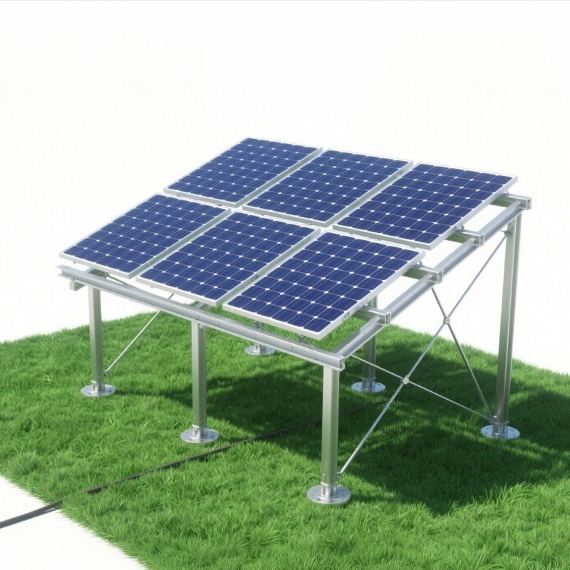 Precio de fábrica Estrutura de paneles solares Montaje de rieles de aluminio para soportes del sistema de techo