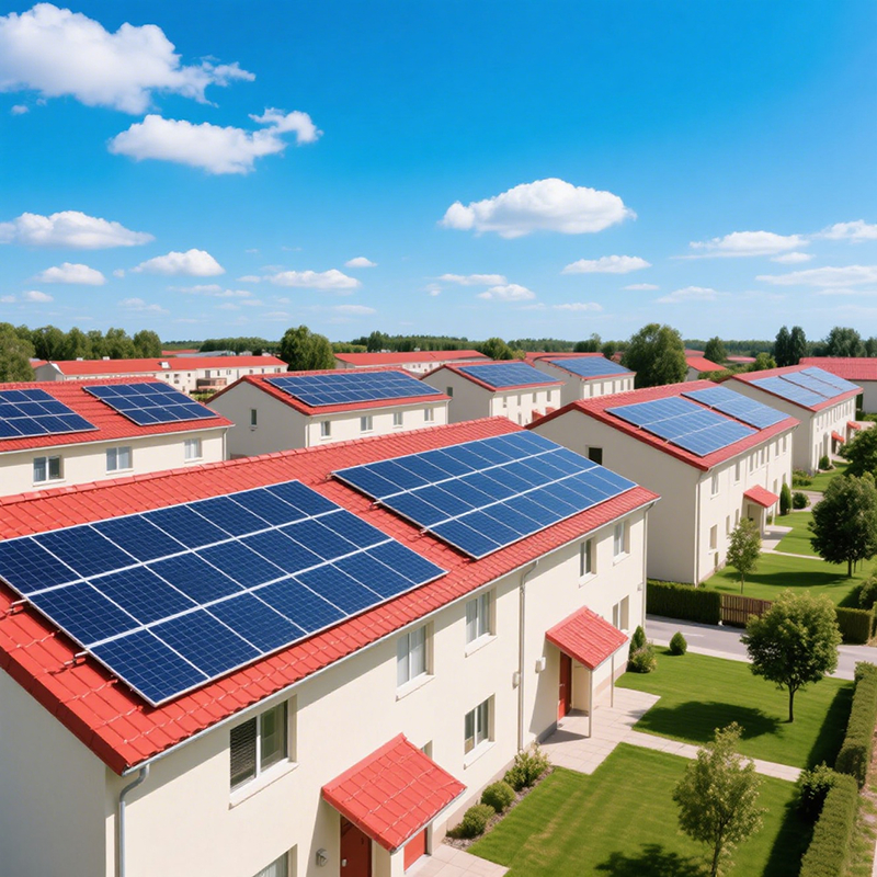 Soporte de aluminio para panel solar para la instalación de paneles solares en tejados planos