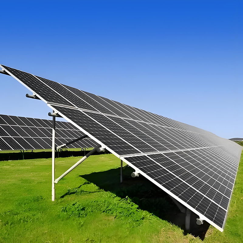 Soportes de montaje solar en tierra para proyectos de ingeniería – Alta resistencia al viento, fácil instalación