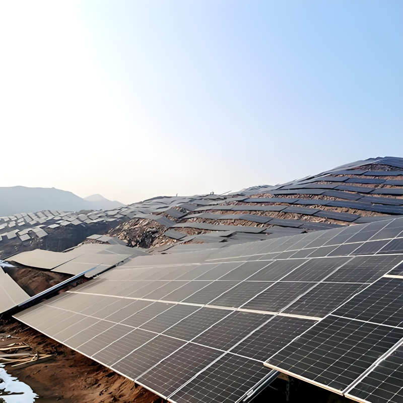 Unique Pile Design Ground Solar Mounting Brackets for Utility-Scale Solar PV Power Plant