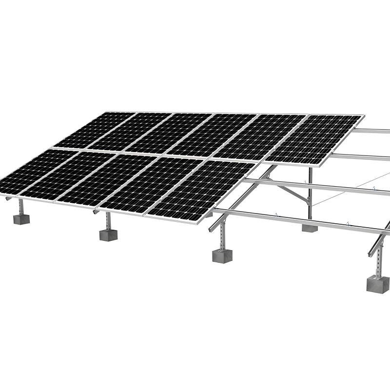 Estructura de soporte fotovoltaico solar de alta estabilidad, resistente al viento, a la presión y a la corrosión