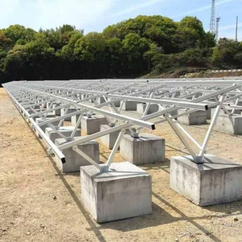 Soportes de montaje de paneles solares duraderos con conexión flexible para instalaciones en base de hormigón, conexión a tierra y superficies inclinadas
